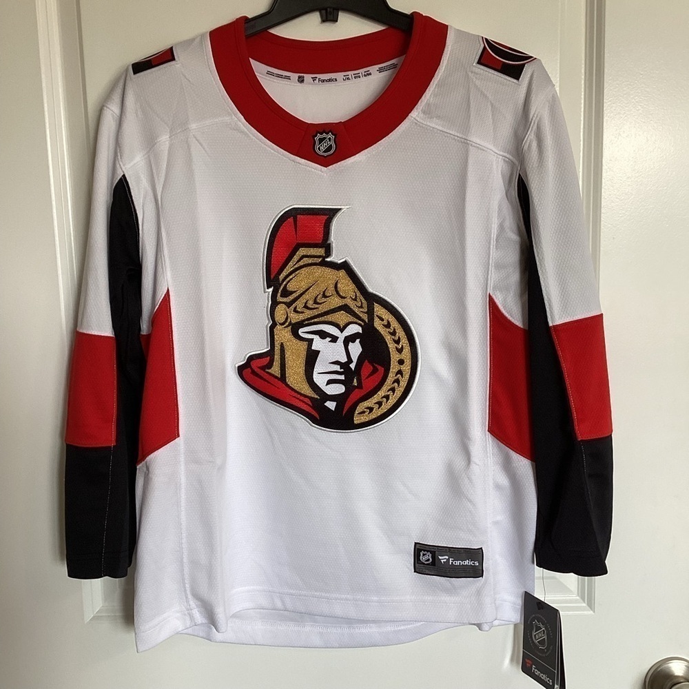 Fanatics Breakaway Ottawa Senators Away NHL Hockey Jersey Youth Kids L/XL